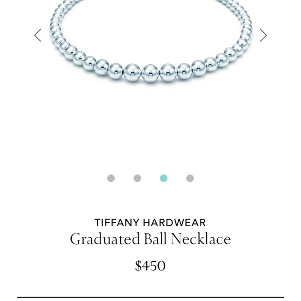 Tiffany and company graduated bead necklace